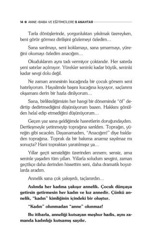 Anne - Baba ve Eğitimcilere 9 Anahtar