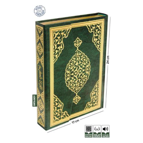 Kur’ân-ı Kerim Bilgisiyar Hatlı Hafız Boy Yeşil Renk