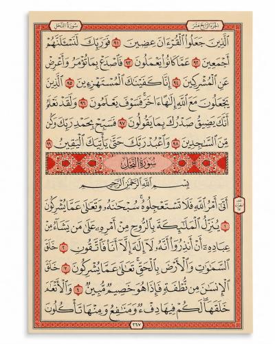 Medine Baskılı Kuran (Hafız Boy)